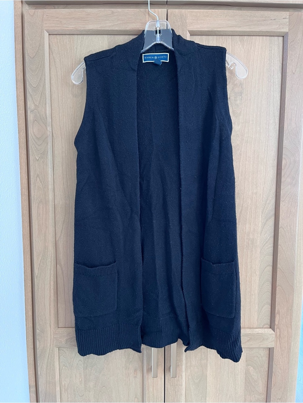 Black Sweater Vest